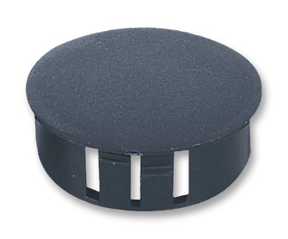 PRO POWER HP-13 Blanking Plug, Push Mount, 13 mm, Black, Nylon (Polyamide), 16.5 mm