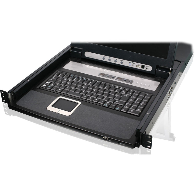 IOGEAR 8-Port LCD Combo KVM Switch with PS/2 KVM Cables