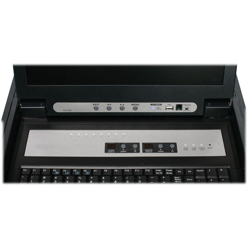 IOGEAR 8-Port LCD Combo KVM Switch with PS/2 KVM Cables