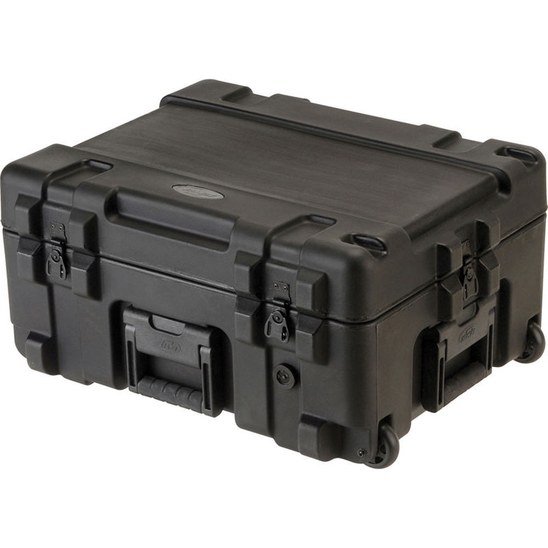 SKB 3R2217-10B-CW Roto-Molded Mil-Standard Utility Case with Wheels and Cube Foam Interior