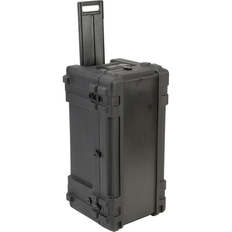 SKB 3R3214-15B-CW Roto-Molded Mil-Standard Utility Case with Cubed Foam Interior and wheels