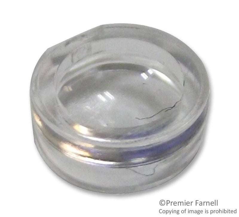 LASER COMPONENTS 2014293 LED Lens, 6.28 mm, Round, PC (Polycarbonate)