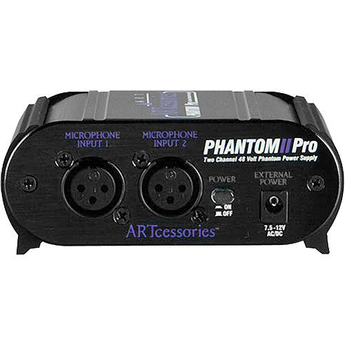 ART PHANTOM II Pro - Battery Operated Phantom Power Supply