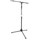 On-Stage MS7701TB Telescoping Euro-Boom Mic Stand (Black)