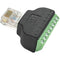 NVT Phybridge NV-RJ45A RJ45 to Screw Terminal Block Adapter (2-Pack)