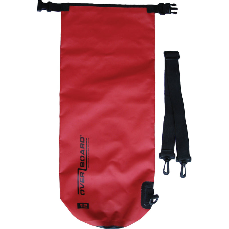 OverBoard Waterproof Dry Tube Bag, 12 Liter (Red)