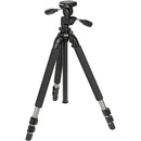 Slik Pro 700DX AMT Tripod With 3-Way Pan and Tilt Head (Silver)