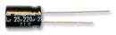 RUBYCON 35ZLG220MEFC10X12.5 Electrolytic Capacitor, Miniature, 220 &micro;F, 35 V, ZLG Series, &plusmn; 20%, Radial Leaded, 10 mm