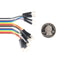 Tanotis - SparkFun Jumper Wires - Connected 6" (M/M, 20 pack) Wire - 3