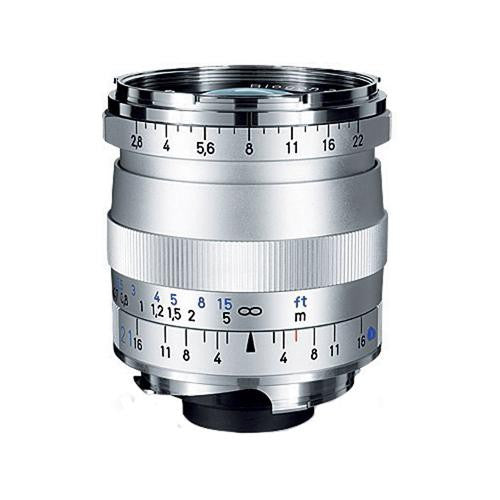 Zeiss Super Wide Angle 21mm f/2.8 Biogon T* ZM Manual Focus Lens for Zeiss Ikon and Leica M Mount Rangefinder Cameras - Silver