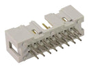 Harting 09185066329 Pin Header Shrouded Wire-to-Board 2.54 mm 2 Rows 6 Contacts Through Hole SEK 18 Series