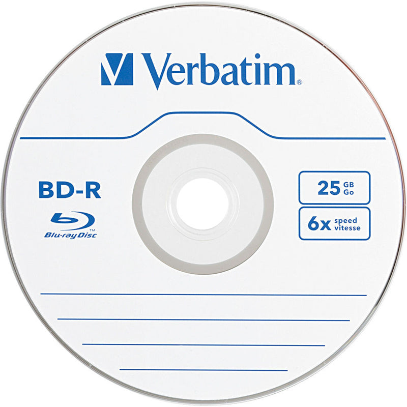 Verbatim BD-R Blu-Ray 25GB 6x (10 Pack Spindle)