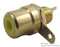 PRO SIGNAL PSG01512 RCA (Phono) Audio / Video Connector, 2 Contacts, Socket, Gold Plated Contacts, Metal Body, Yellow