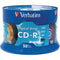 Verbatim CD-R 700MB Write Once 5-Color Digital Vinyl Recordable Compact Disc (Spindle Pack of 50)