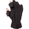 Freehands Women's Unlined Fleece Gloves (Small, Black)