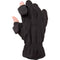 Freehands Women's Unlined Fleece Gloves (Medium, Black)