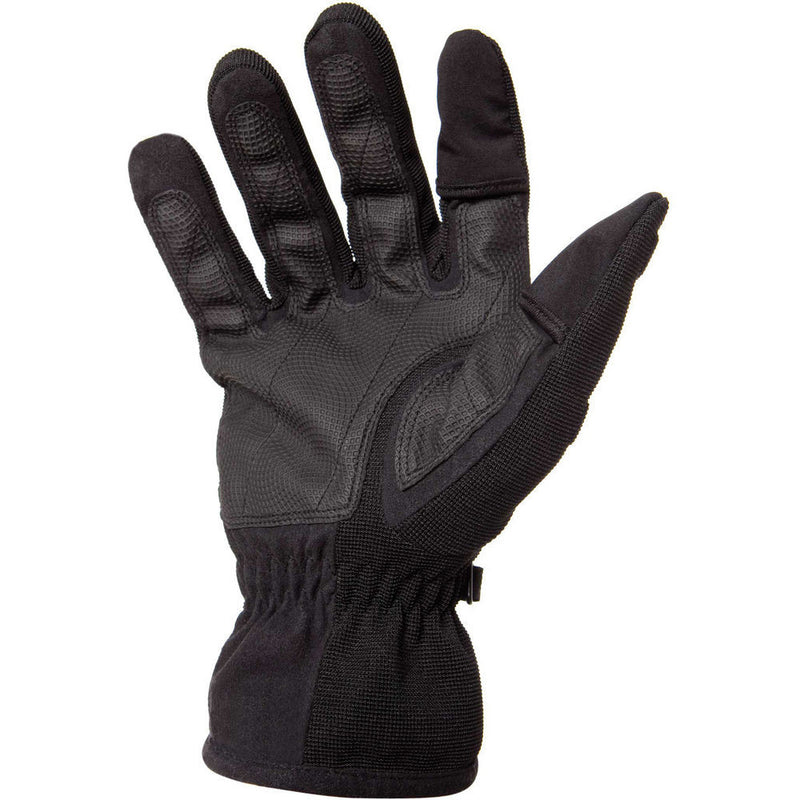 Freehands Men's Stretch Thinsulate Gloves (Small, Black)