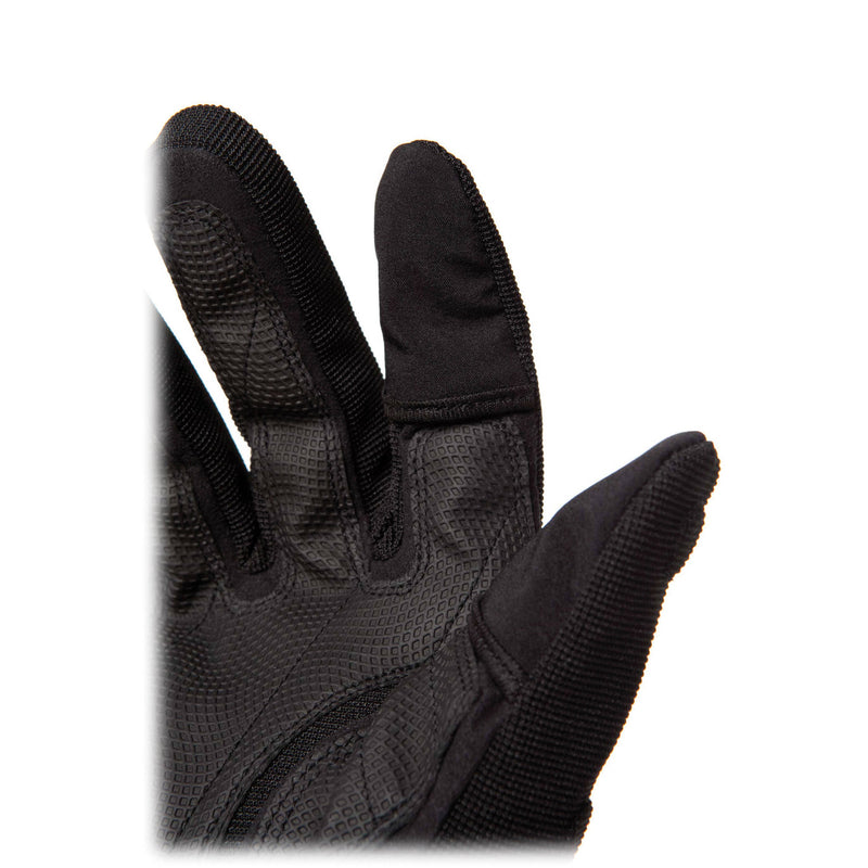 Freehands Men's Stretch Thinsulate Gloves (Medium, Black)