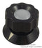 MENTOR 474.61 Knob, Round Shaft, 6 mm, Plastic, Finger Grip with Indicator Arrow, 50 mm