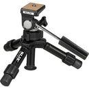 Slik Mini-Pro V Tripod with 2-Way Pan/Tilt Head - Supports 3.3 lb (1.5 kg)