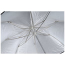 Westcott 60" White Satin Umbrella with Removable Black Cover