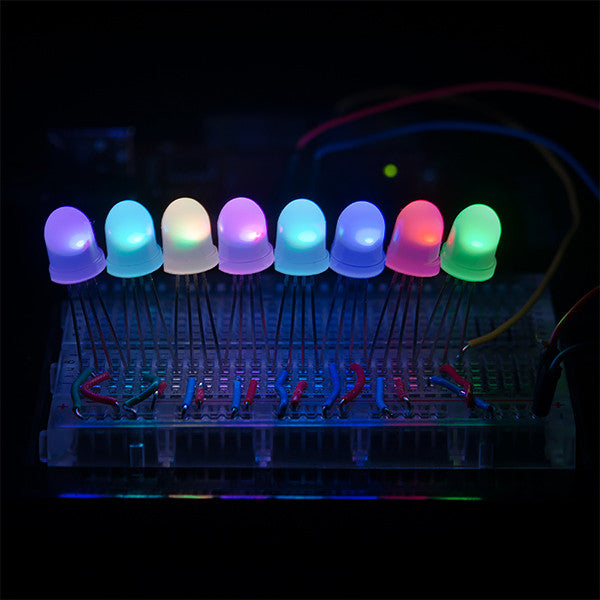 Tanotis - SparkFun LED - RGB Addressable, PTH, 8mm (5 Pack) Other - 3