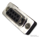 AMPHENOL L77TSEG09SOL2RM5 D Sub Connector, 9 Contacts, Receptacle, DE, TS Series, Steel Body, Through Hole