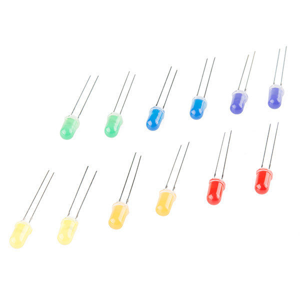 Tanotis - Genuine sparkfun LED Rainbow Pack - 5mm PTH