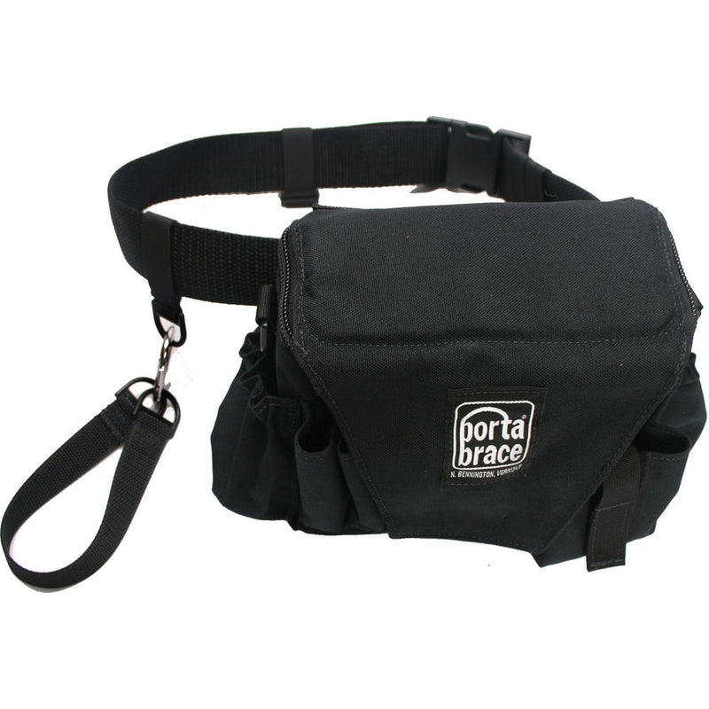 Porta Brace ACB-3B Assistant Camera Pouch with Belt (Large, Midnight Black)