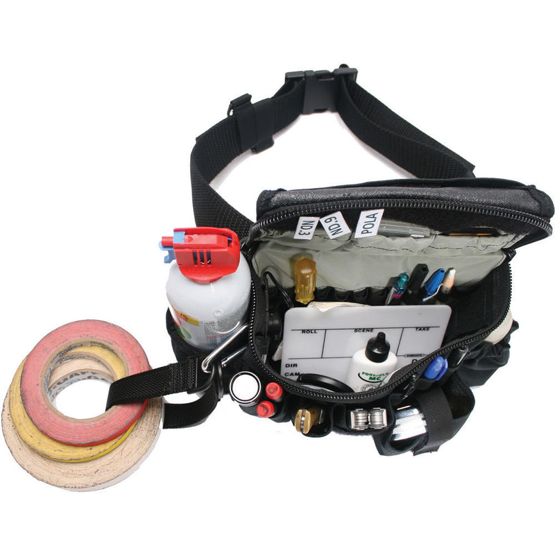 Porta Brace ACB-3B Assistant Camera Pouch with Belt (Large, Midnight Black)