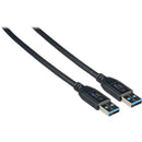 C2G 6.5' (2 m) USB 3.1 Gen 1 A Male to A Male Cable (Black)