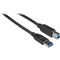 C2G 3.2' (1 m) USB 3.0 A Male to B Male Cable (Black)