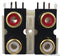 PRO SIGNAL PSG01551 RCA (Phono) Audio / Video Connector, 4 Contacts, Socket, Gold Plated Contacts, 8.3 mm