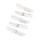 Tanotis - SparkFun LED - RGB Addressable, PTH, 5mm Diffused (5 Pack) Other - 1