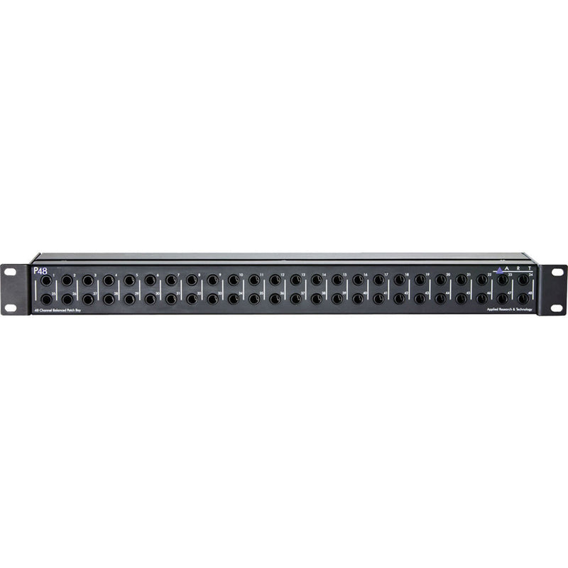 ART P48 Rackmount Balanced 1/4" TRS Patch Bay