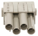 Multicomp PRO MP009498 Heavy Duty Connector MP-HM Inserts Module 4 Contacts Receptacle
