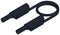 Hirschmann Test and Measurement 934168100 Lead 4mm Stackable Banana Plug Shrouded 1 kV 16 A