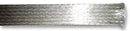 ALPHA WIRE 1234 SV005 Sleeving, Flat Wire, Braided, 30.5 m, 100 ft, Copper, Tin Plated, Silver