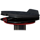 Ultimate Support MS-100 Second-Generation Column Studio Monitor Stand (Pair, Black/Red)