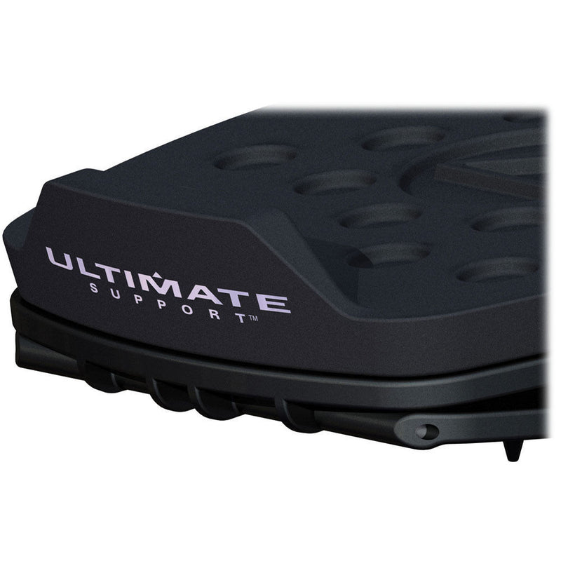 Ultimate Support MS-100 Second-Generation Column Studio Monitor Stand (Pair, Black/Red)