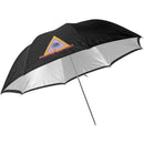 Photoflex Convertible Umbrella - White Satin with Removable Black Cover - 30"