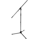 K&M 21070 Tripod Microphone Stand with 32" Boom (Black)