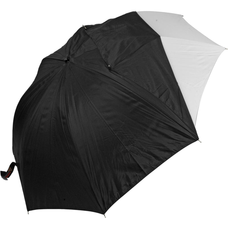 Photoflex Convertible Umbrella - White Satin with Removable Black Cover - 30"