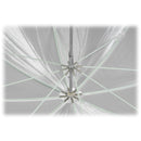 Photoflex Convertible Umbrella - White Satin with Removable Black Cover - 30"