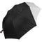 Photoflex Convertible Umbrella - White Satin with Removable Black Backing - 60"