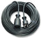 BRENNENSTUHL 1165460 Mains Power Cord, Mains Plug, Schuko, Mains Socket, Swiss, 32 ft, 10 m, Black