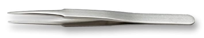 DURATOOL D00337 120mm Precision Tweezers - 2A SA Flat, Round Tip