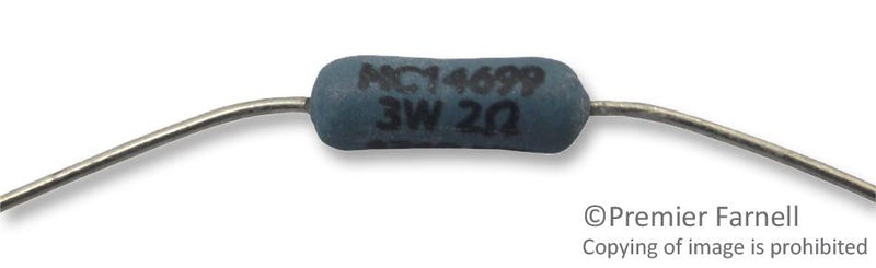 MULTICOMP MC14708 Through Hole Resistor, 40 ohm, Axial Leaded, 5 W, &plusmn; 1%, MC Series