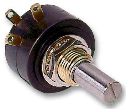 ETI SYSTEMS SP22E-5K Rotary Potentiometer, Conductive Plastic, 5 kohm, 1 W, &plusmn; 10%, SP22E Series, 1 Turns, Linear