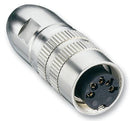 LUMBERG 0322 14 Circular Connector, 03 Series, Cable Mount Receptacle, 14 Contacts, Solder Socket, Threaded